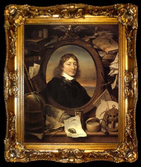 framed  REMBRANDT Harmenszoon van Rijn Portrait of Gerard Pietersz Hulft, ta009-2